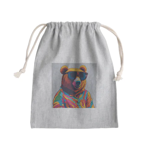 Bear Mini Drawstring Bag