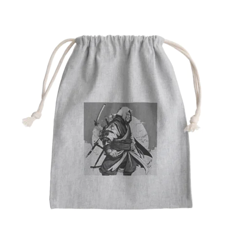 ベテラン忍者のグッズ Mini Drawstring Bag