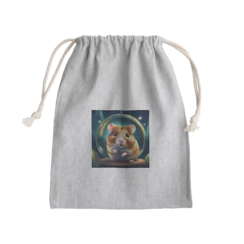 ハムスターモフモフ Mini Drawstring Bag