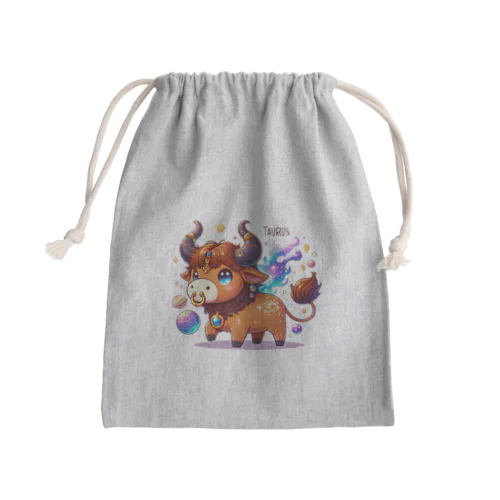 おうし座【開運】キャラ Mini Drawstring Bag