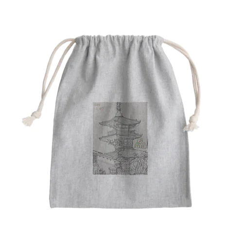 清水寺 Mini Drawstring Bag