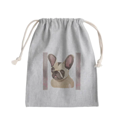 フレブルワンコ Mini Drawstring Bag