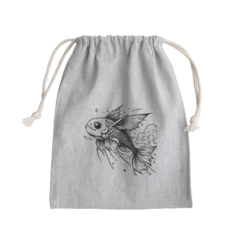 そらのいし Mini Drawstring Bag