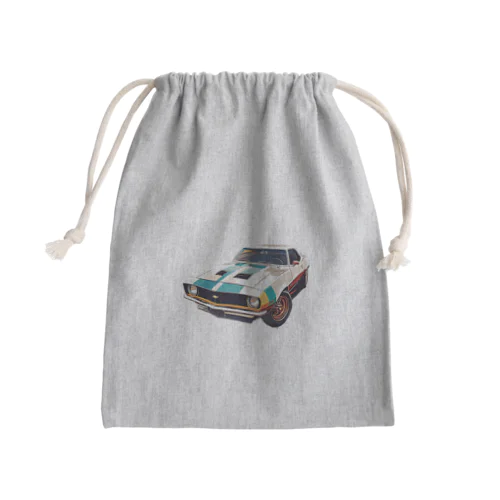 Old Chevrolet Camaro Mini Drawstring Bag