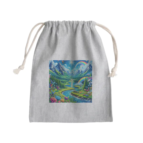 ファンタジーな世界 Mini Drawstring Bag