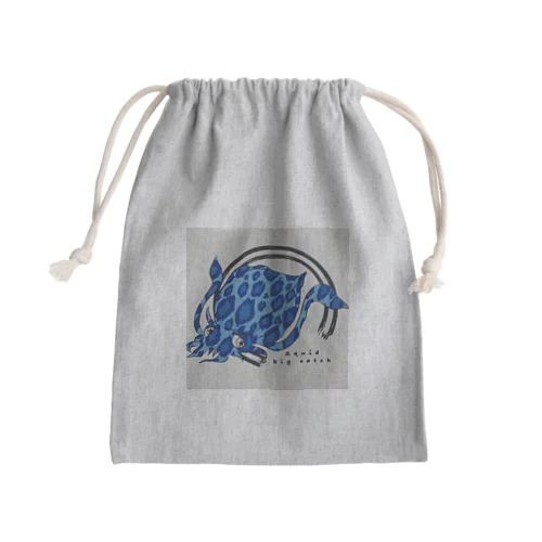 BIG catch アオリイカ　ヒョウ柄 Mini Drawstring Bag