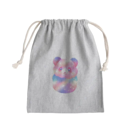 （パンダ）ふわふわわたあめ動物園 Mini Drawstring Bag