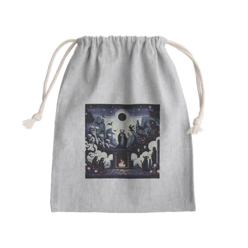 chaotic meeting / type.1 Mini Drawstring Bag