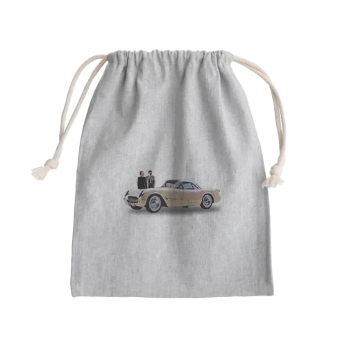 54 Corvette Hardtop Mini Drawstring Bag