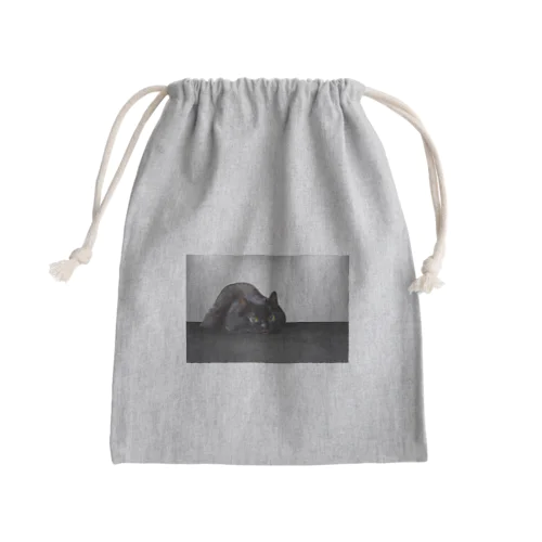 猫のまるちゃん Mini Drawstring Bag