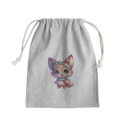 星屑の森の小さな守り神 Mini Drawstring Bag