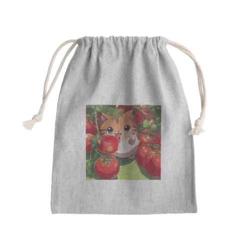 トマトティオ Mini Drawstring Bag