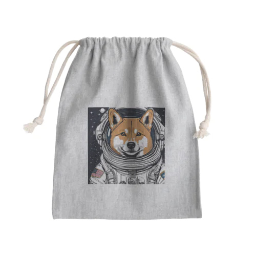 柴犬宇宙へ行く きんちゃく