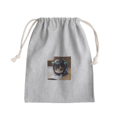 1月のアイテム：龍の女の子22 Mini Drawstring Bag