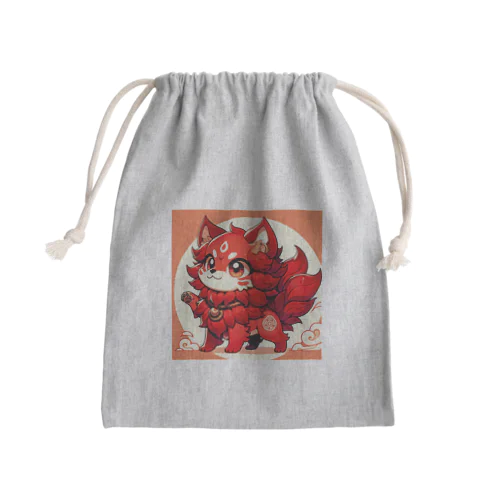 かわいいシーサーのアニメ風イラストグッズ Mini Drawstring Bag