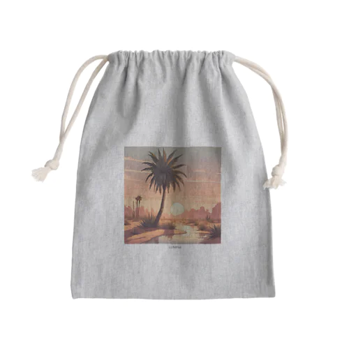 希望の朝日 Mini Drawstring Bag