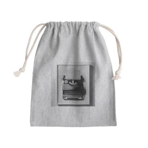 タイプライター Mini Drawstring Bag