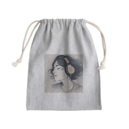 エモいスタイル Mini Drawstring Bag