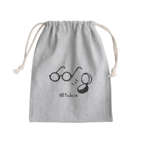 メガネ有りました！ Mini Drawstring Bag