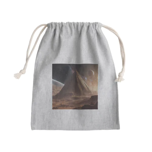 宇宙から Mini Drawstring Bag