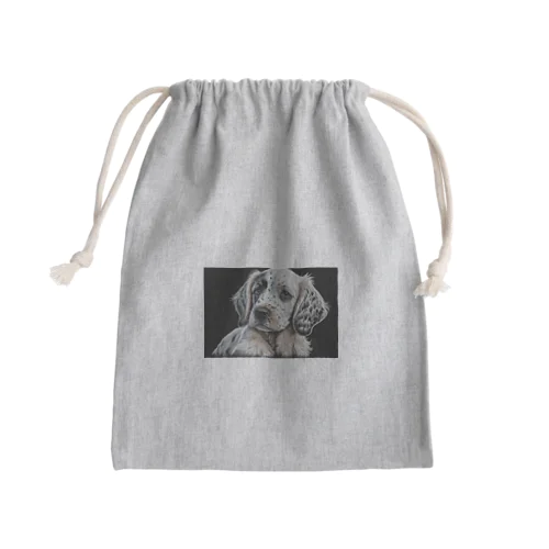 癒しのワンちゃん Mini Drawstring Bag
