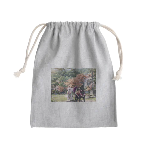 オレオとノッテ Mini Drawstring Bag