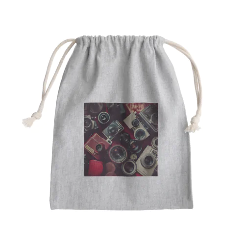 ヴィンテージカメラ Mini Drawstring Bag