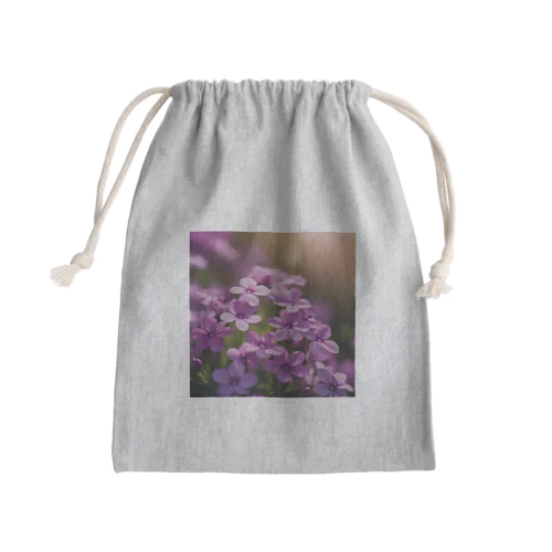 フロックスの小さな花房 Mini Drawstring Bag