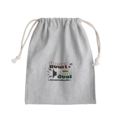 Heart and Soul Mini Drawstring Bag