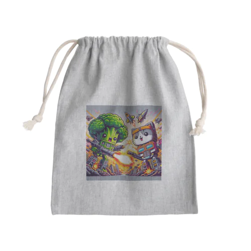 torannsufo-mu　ぶろっこにゃん Mini Drawstring Bag