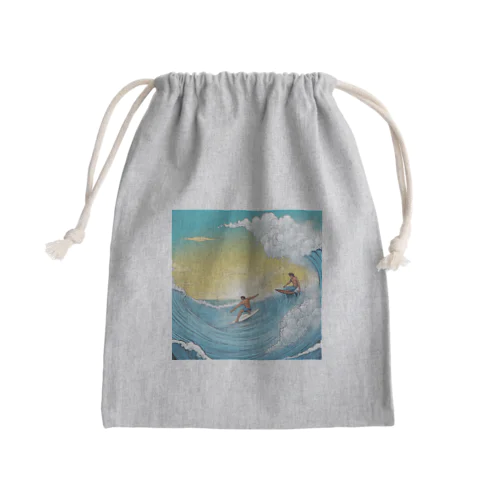 ハワイ　サーフィン Mini Drawstring Bag