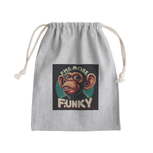 FUNKYなサルが登場 Mini Drawstring Bag