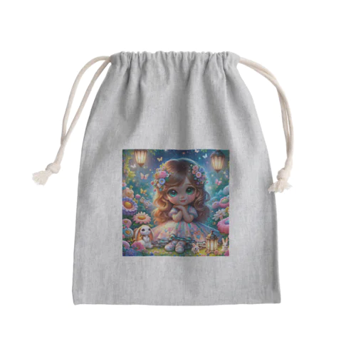 星空の下の夢見る少女 Mini Drawstring Bag