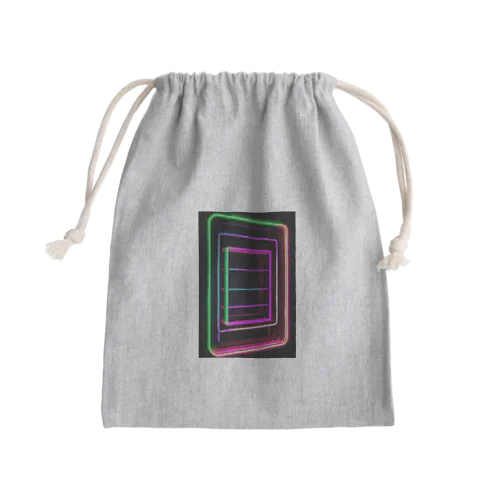 Abstract_Neonsign Mini Drawstring Bag