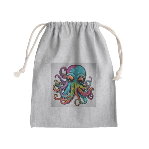 FUNKYOctopus Mini Drawstring Bag