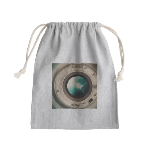 窓の外は宇宙 Mini Drawstring Bag