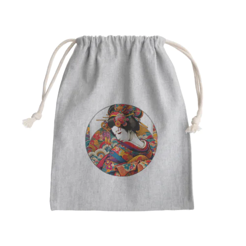 浮世絵 美人画 Ukiyoe beauty painting [UB-DL-SR002-0013] Mini Drawstring Bag