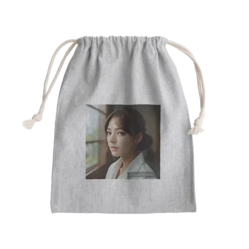 看護婦① Mini Drawstring Bag