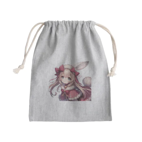 うさ乙女。 Mini Drawstring Bag