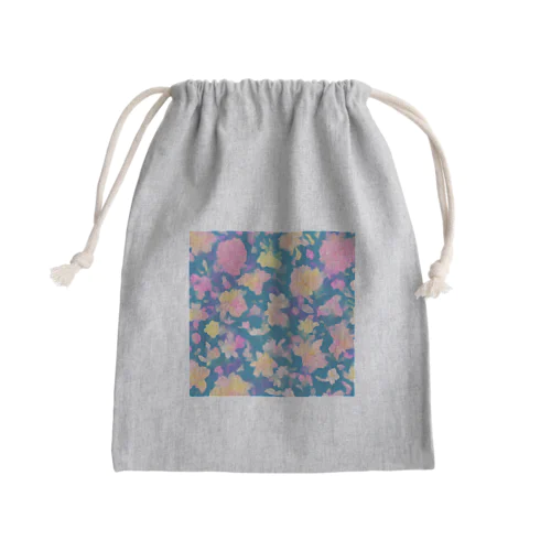 Flower Mini Drawstring Bag