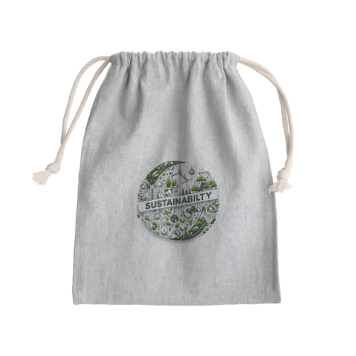 持続可能性グッズ Mini Drawstring Bag