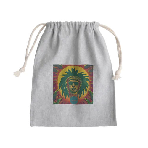 Sun and ReggaeMusic Mini Drawstring Bag