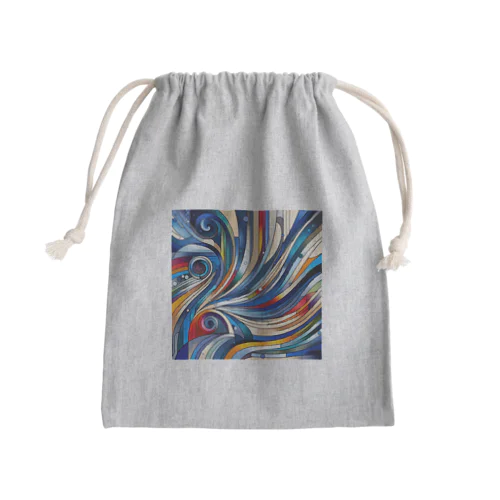 流 Mini Drawstring Bag