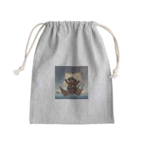 熊海賊 Mini Drawstring Bag