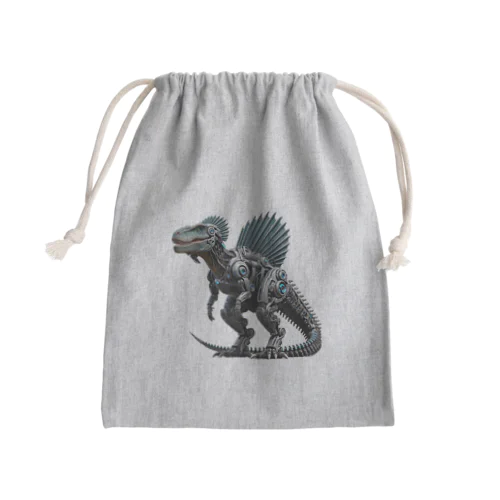 メカスピノサウルス Mini Drawstring Bag