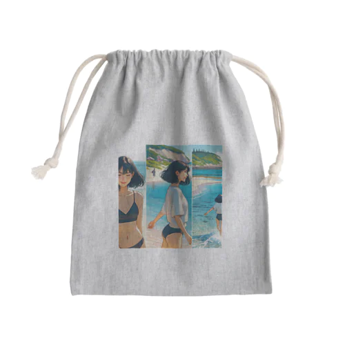 夏の思い出１ Mini Drawstring Bag