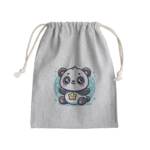 きらきら星パンダ Mini Drawstring Bag