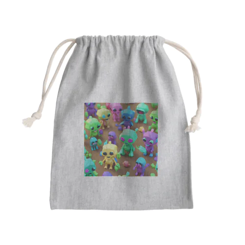 集まれKAWAii宇宙人 Mini Drawstring Bag