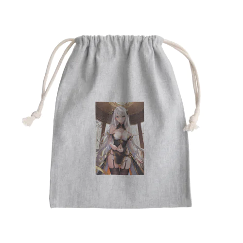 女神様の微笑み  Mini Drawstring Bag