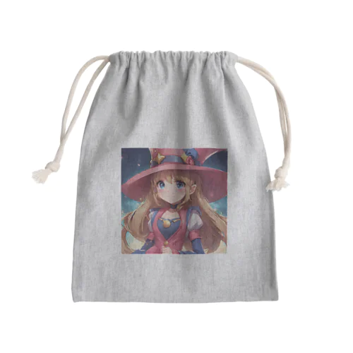 魔法使いギルド　少女 Mini Drawstring Bag
